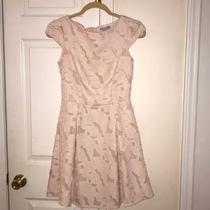 Blush pink, bell dress